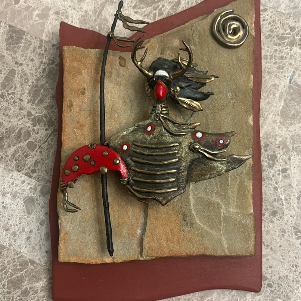 Handmade Art! “ warriors of the wind series”, “ voices of the elders call him”